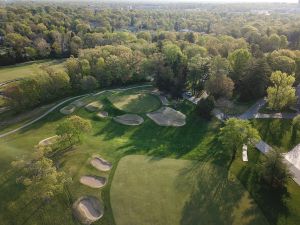 St Louis CC 6th Green Aerial